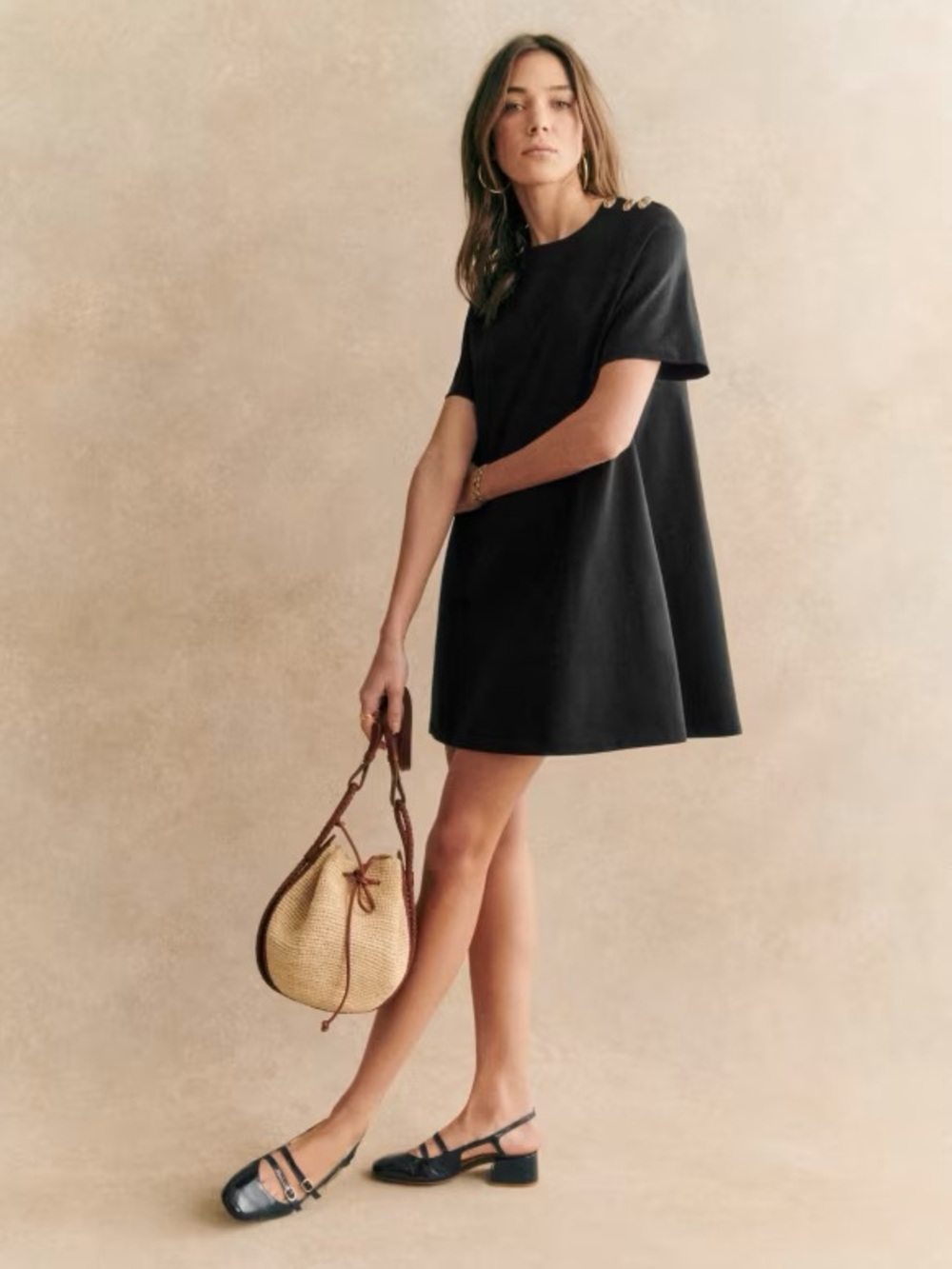 Sezane Zelie Bucket Bag - Picture 3 of 9